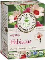 Chá de Ervas Orgânico de Hibisco Traditional Medicinals - 96 Sachês