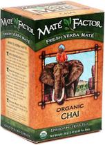 Chá de Ervas Orgânico Maté Factor Chai 20 Sachês Pacote com 3 Chá de Ervas Orgânico Maté Factor Chai 20 Sachês Pacote com 3