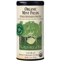 Chá de Ervas Orgânico Mint Fields The Republic of Tea 36 sachês Chá de Ervas Orgânico Mint Fields The Republic of Tea 36 sachês