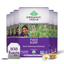 Chá de Ervas Orgânico Tulsi Sleep (Holy Basil) - 18 Sachês (6 Pacotes)