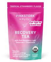 Chá de Ervas Pink Stork para Recuperação Pós-parto Framboesa Vermelha Chá de Ervas Pink Stork para Recuperação Pós-parto Framboesa Vermelha