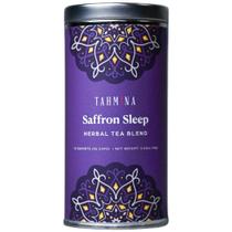 Chá de Ervas Tahmina Açafrão para Dormir, Sem Cafeína, 12 Sachês