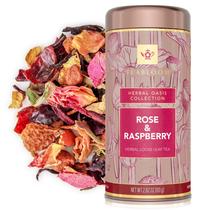 Chá de Ervas Teabloom Rosa e Framboesa Sem Cafeína 80 g