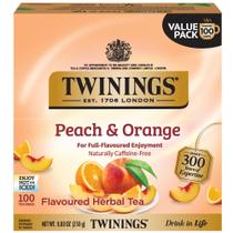 Chá de Ervas Twinings Pêssego e Laranja 100 Sachês