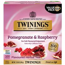 Chá de Ervas Twinings Romã e Framboesa 100 Sachês Chá de Ervas Twinings Romã e Framboesa 100 Sachês