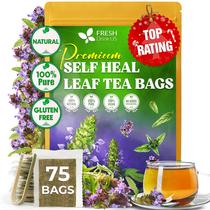 Chá de Folhas de Self Heal FreshDrinkUS 75 Sachês Sem Cafeína