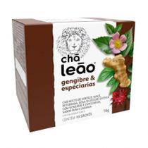 Chá de Gengibre e especiarias com 10 unidades - Leão Fuze Chá de Gengibre e especiarias com 10 unidades - Leão Fuze