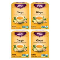 Chá de gengibre Yogi 64 sacos de suporte digestivo orgânico