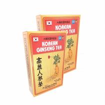 Chá de Ginseng Coreano Tea Coreano com 200 (02 Cx Com 100 sch)