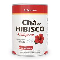 Chá de Hibisco com Colágeno Sabor Frutas Vermelhas Pó 150g Fitoprime Chá de Hibisco com Colágeno Sabor Frutas Vermelhas Pó 150g Fitoprime