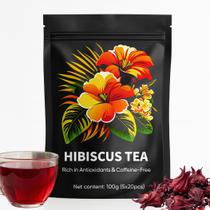 Chá de Hibisco Orgânico Andonisus 20 Sachês Sem Cafeína Chá de Hibisco Orgânico Andonisus 20 Sachês Sem Cafeína