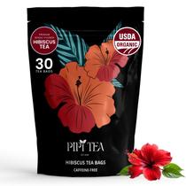 Chá de Hibisco Orgânico PiPi Tea 60 g Sem Cafeína Chá de Hibisco Orgânico PiPi Tea 60 g Sem Cafeína