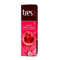 Chá de Hibismo e Maçã Três Corações 10 Cápsula