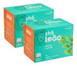 Chá De Hortelã Com 15 Saquinhos - Leão Kit 2