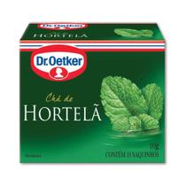 Chá de Hortelã Dr. Oetker Caixa 18g - 10 Saquinhos