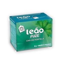 Chá de Hortelã Envelopado Leão contendo 15 saquinhos