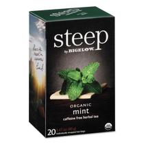 Chá de Hortelã Orgânico steep by Bigelow Sem Cafeína 20 Sachês Chá de Hortelã Orgânico steep by Bigelow Sem Cafeína 20 Sachês