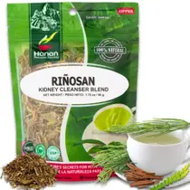 Chá de mistura de ervas Hanan Riñosan Herbal Blend 50g de folhas soltas Chá de mistura de ervas Hanan Riñosan Herbal Blend 50g de folhas soltas