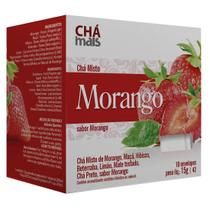 Chá de Morango Kit com 5 Caixas de 10 Sachês cada