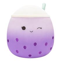 Chá de pelúcia Squishmallows Original Poplina Purple Boba 30cm