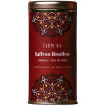 Chá de Rooibos com Açafrão Tahmina, Ervas, Sem Cafeína, 12 Sachês