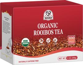 Chá de Rooibos Orgânico 52USA 100 Sachês 250 g Sem Cafeína Chá de Rooibos Orgânico 52USA 100 Sachês 250 g Sem Cafeína