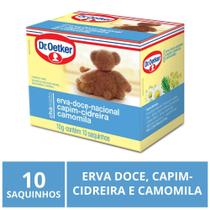 Chá Dr. Oetker, Erva Doce, Capim Cidreira E Camomila