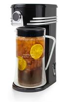Chá e café gelados Brewing System Nostalgia 3L com jarra preta Chá e café gelados Brewing System Nostalgia 3L com jarra preta