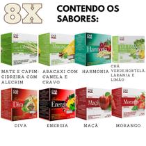 Chá em Sachê - Kit com Sabores diversos de Chá - Caixinhas de Chá Variedade de Sabores Chámais