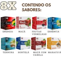 Chá em Sachê - Kit com Sabores diversos de Chá - Caixinhas de Chá Variedade de Sabores Chámais