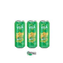 Chá Energetico Organico Yba Mate Limāo Gengibre 350ml pack 3 latas