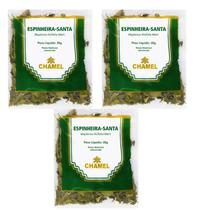 Chá Erva Santa Espinheira Kit 3 Pacotes Natural Chamel Chá Erva Santa Espinheira Kit 3 Pacotes Natural Chamel