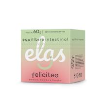 Chá Funcional Felicitea Linha Elas Equilíbrio Intestinal Saúde Digestiva e Flora Intestinal