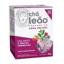 Chá Gelado Preto com Frutas Vermelhas 10 Saches Leão - 25g Chá Gelado Preto com Frutas Vermelhas 10 Saches Leão - 25g