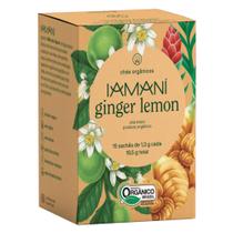 Chá Ginger Lemon - Orgânico (Gengibre e Casca de Limão) 15 Sachês de 1,3g - Iamani