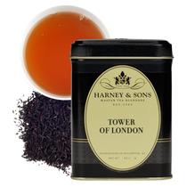 Chá Harney & Sons Tower of London preto com baunilha e groselha