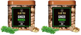 Chá Herbal Blue Tea Gengibre e Moringa 30 Sachês Pacote com 2 Chá Herbal Blue Tea Gengibre e Moringa 30 Sachês Pacote com 2