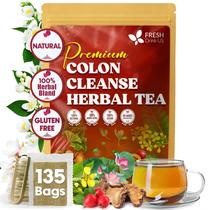 Chá Herbal Colon Cleanse FRESHDRINKUS 135 Sachês Sem Cafeína