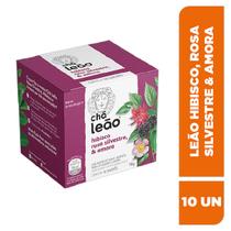 Chá Hibisco Rosa Silvestre e Amora LEÃO 16g