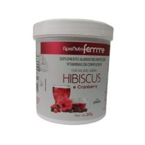 Cha hibiscus/cranberry 200g apisnutri