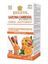 Chá HYLEYS Garcinia Cambogia com Chá Verde e Sabor Laranja - 25 Sachês Chá HYLEYS Garcinia Cambogia com Chá Verde e Sabor Laranja - 25 Sachês