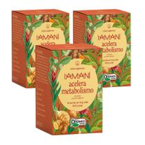 Chá Iamaní Acelera Metabolismo 5 ervas Orgânicas 45 sachês