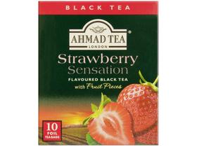 Chá Importado Strawberry Sensation Morango Ahmad Tea 20 Gr
