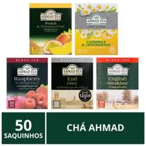 Chá Inglês, 5 Caixas Com 10 Saquinhos, Ahmad Tea Chá Inglês, 5 Caixas Com 10 Saquinhos, Ahmad Tea