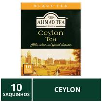 Chá Inglês Ahmad Tea, 10 Saquinhos, Chá Ceylon Chá Inglês Ahmad Tea, 10 Saquinhos, Chá Ceylon