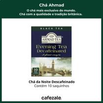 Chá Inglês Ahmad Tea, 10 Saquinhos, Chá Noite Descafeinado