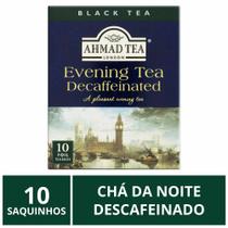 Chá Inglês Ahmad Tea, Chá Noite Descafeinado, 10 saquinhos