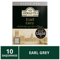 Chá Inglês Ahmad Tea, Earl Grey, 10 saquinhos Chá Inglês Ahmad Tea, Earl Grey, 10 saquinhos