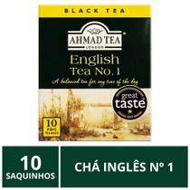 Chá Inglês Ahmad Tea, Inglês No. 1, 10 saquinhos