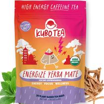Chá Kubo Tea Energize Erva-Mate Orgânica 20 Sachês Chá Kubo Tea Energize Erva-Mate Orgânica 20 Sachês